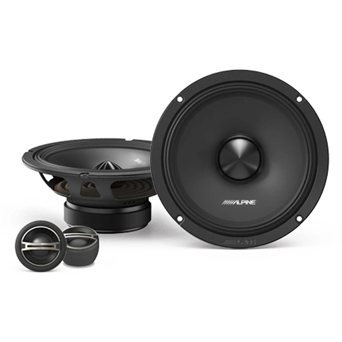 Alpine DM-65C-G 6.5" DM-Series 2-Way Component Speaker System (DM65CG)