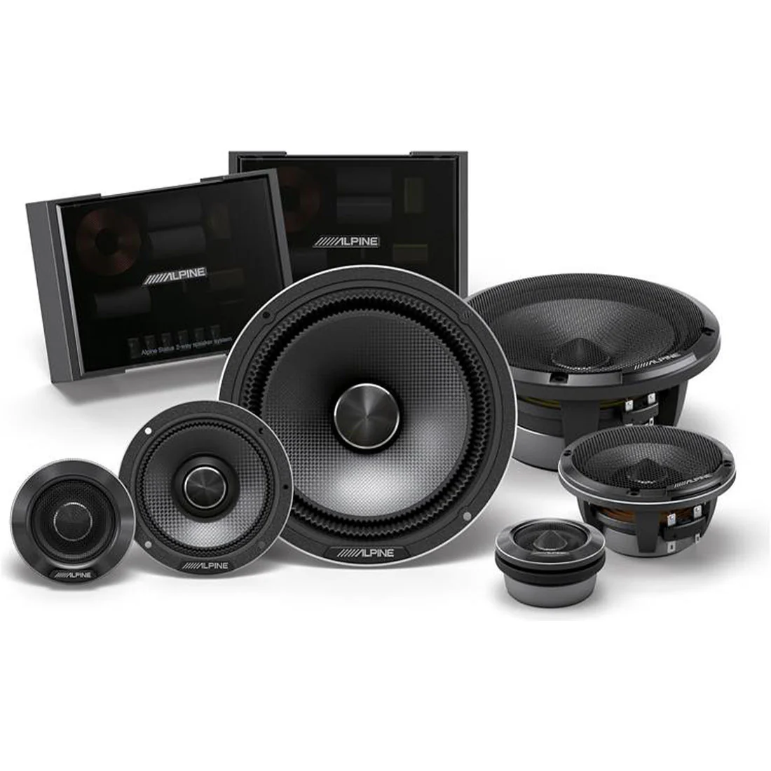 Alpine HDZ-653 Status High-Resolution 3-Way Component Speaker System (HDZ653)