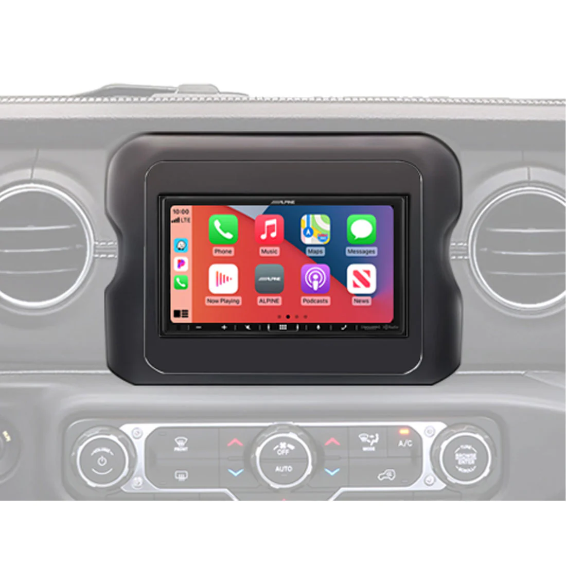 Alpine I407-WRA-JL 7" Jeep Restyle System Digital Multimedia Receiver for select 2018-up Wrangler JL and 2020-up Gladiator JT models (I407WRAJL) - Image 3