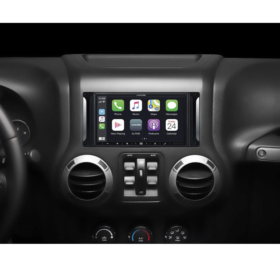 Alpine I407-WRA-JL 7" Jeep Restyle System Digital Multimedia Receiver for select 2018-up Wrangler JL and 2020-up Gladiator JT models (I407WRAJL) - Image 5