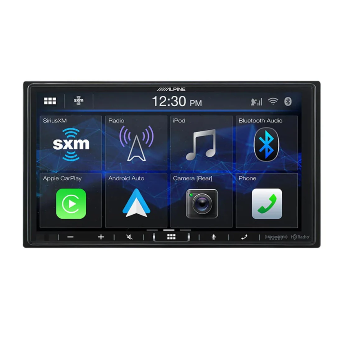 Alpine ILX-407 Digital Multimedia Car Receiver | S2-A60M Mono Amplifier | RUX-KNOB.2 Remote Control | JL Audio CP210-W0V3 10" Subwoofer - #93265 Bundle - Image 2