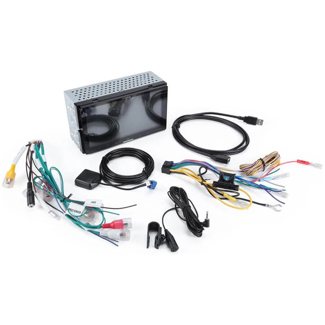Alpine iLX-W670 Digital Multimedia Receiver | EchoMaster RVC 5721 Backup Camera | Alpine R2-S65 Speaker Set - Bundle - Image 18