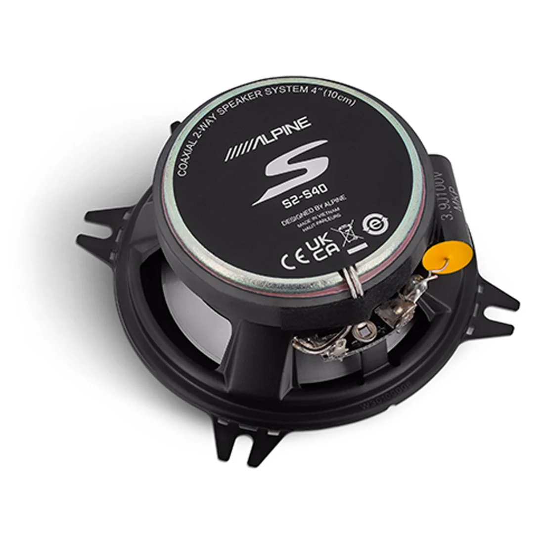 Alpine S2-S40 S-Series 4" Coaxial 2-Way Car Speakers (S2S40) - Image 3