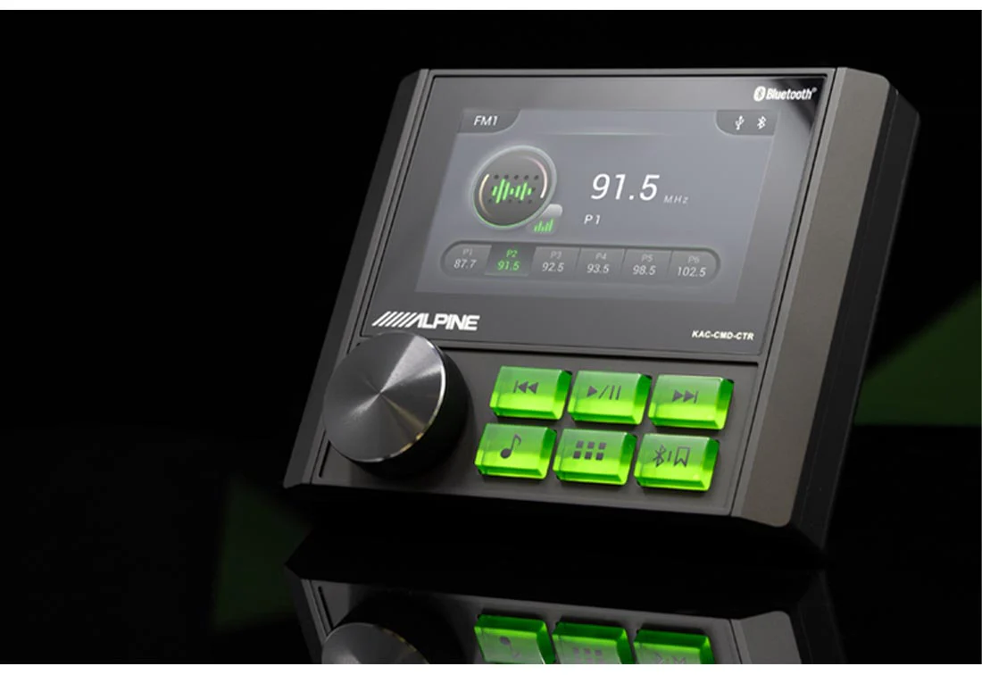 Alpine KAC-CMD-CTR All-Weather Digital Media Receiver for ATVs and UTVs (KACCMDCTR) - Image 11