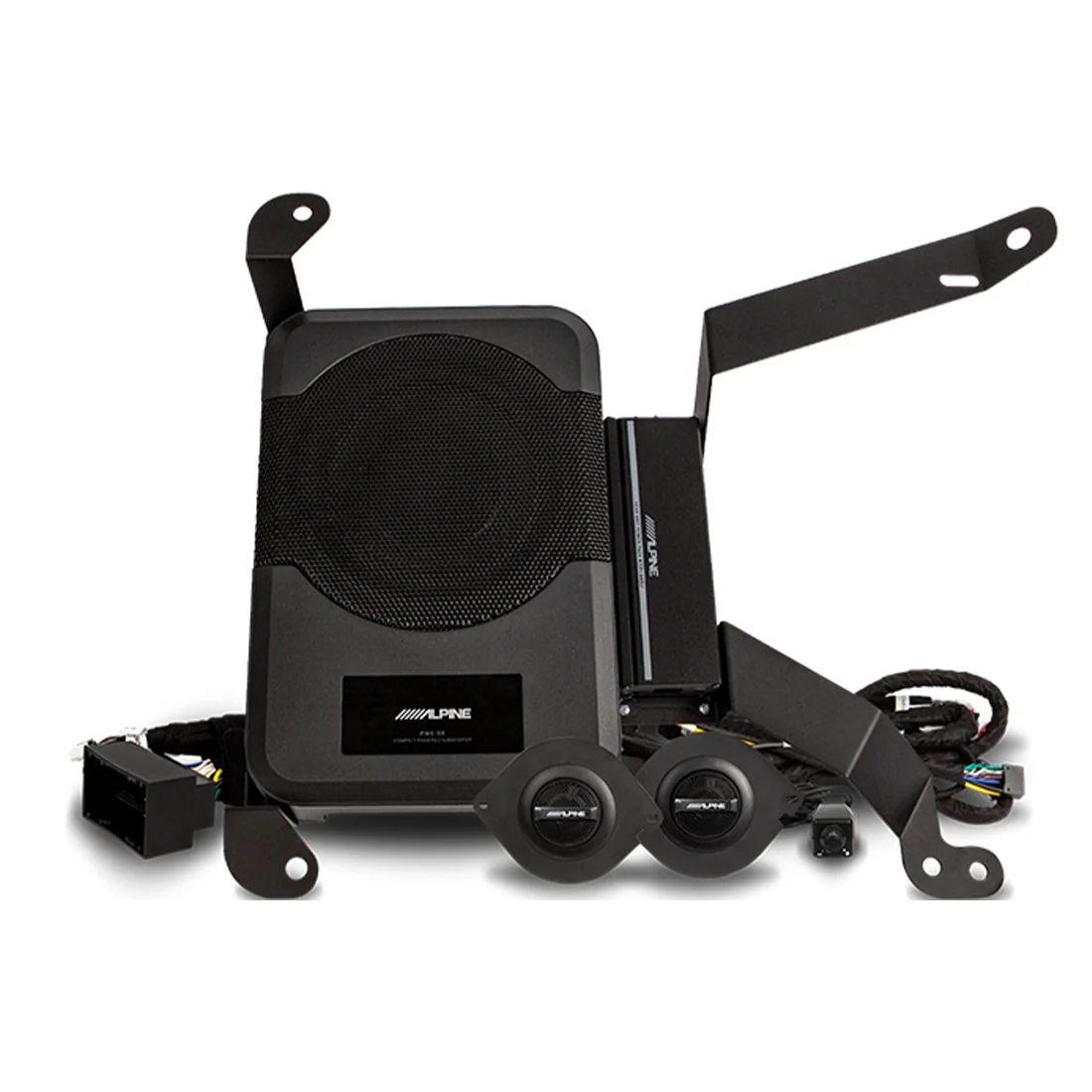 Alpine PSS-23WRA2 Powered Sound System Upgrade for the 2018-23 Jeep Wrangler JL and 2020-23 Jeep Gladiator JT (PSS23WRA2)