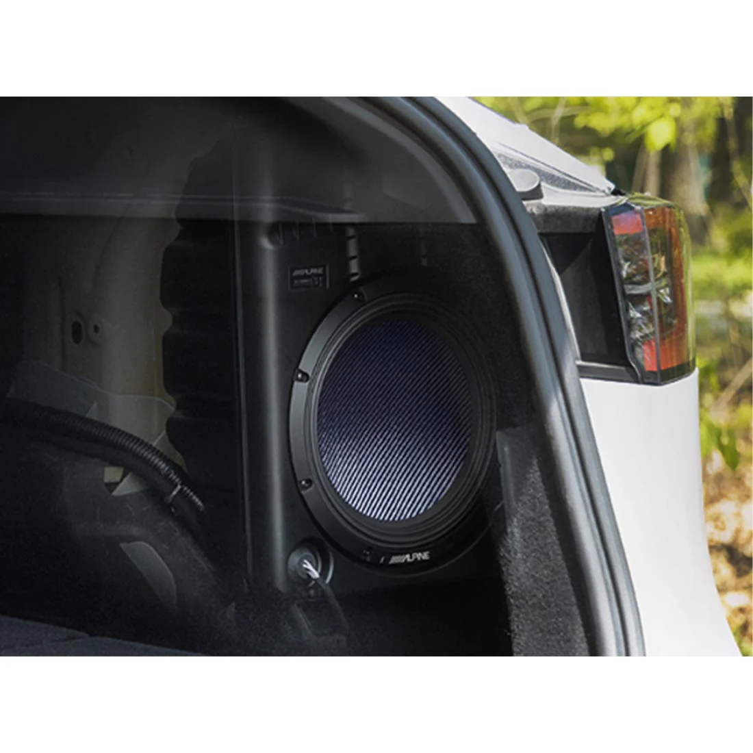 Alpine PSS-TSUB-TYA 10" Custom-Fit Subwoofer with Sealed Enclosure and Mono Upgrade Kit for Select 2020-25 Tesla Model Y - Image 3