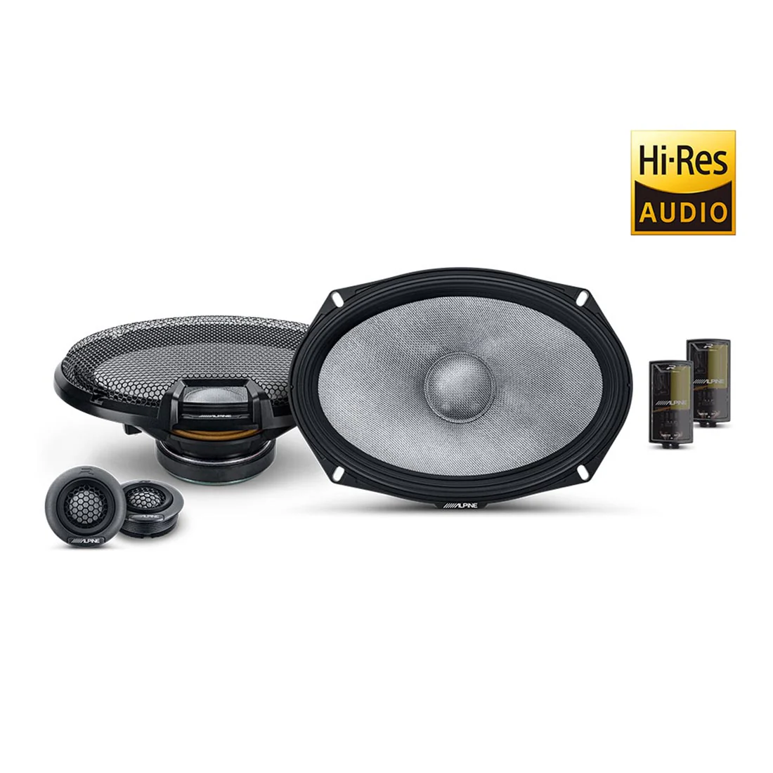 Alpine R2-S69C 6x9"Component Speaker System | R2-S69 6x9" Speakers | Kenwood DRV-A510W Dash Cam - Bundle - Image 2