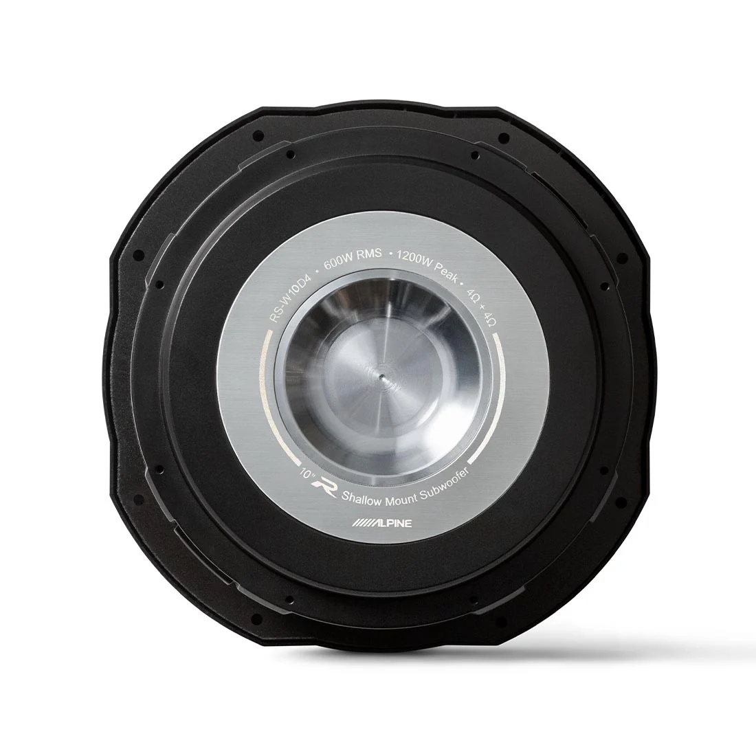 Alpine RS-W10D4 10" Shallow Mount Subwoofer with Dual 4-Ohm Voice Coils (RSW10D4) - Image 5