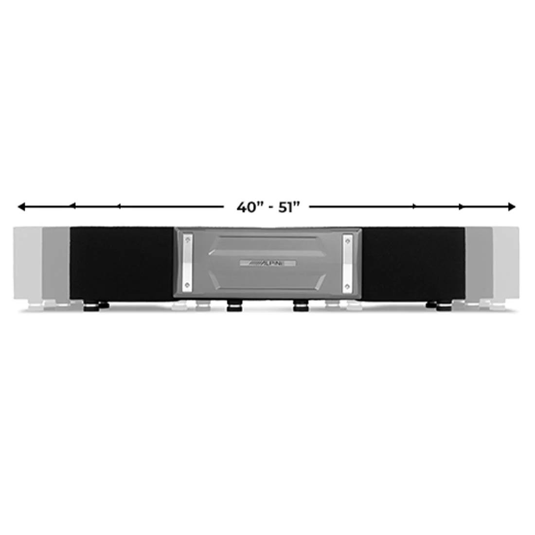 Alpine S2-DB8V-TRK Halo Series 8" Ported Dual Subwoofer Enclosure - Image 6
