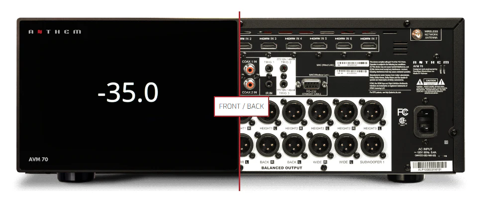 Anthem AVM 70 8K AV Pre-Amplifier / Processor (AVM708K) - Image 4