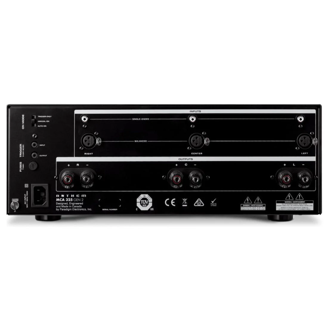 Anthem MCA 325 Gen 2 Power Amplifier (MCA 325 GEN 2) - Image 2