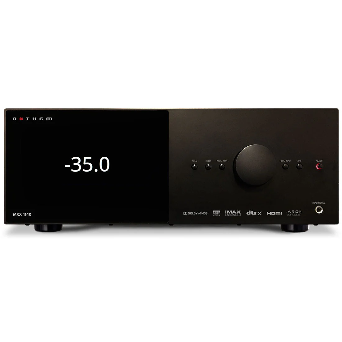 Anthem MRX 1140 Receiver | Paradigm Founder 80F Floor Standing Speakers | Founder 90C Center Channel | Founder 70LCR LCR Speakers - Midnight Cherry - Bundle - Image 4