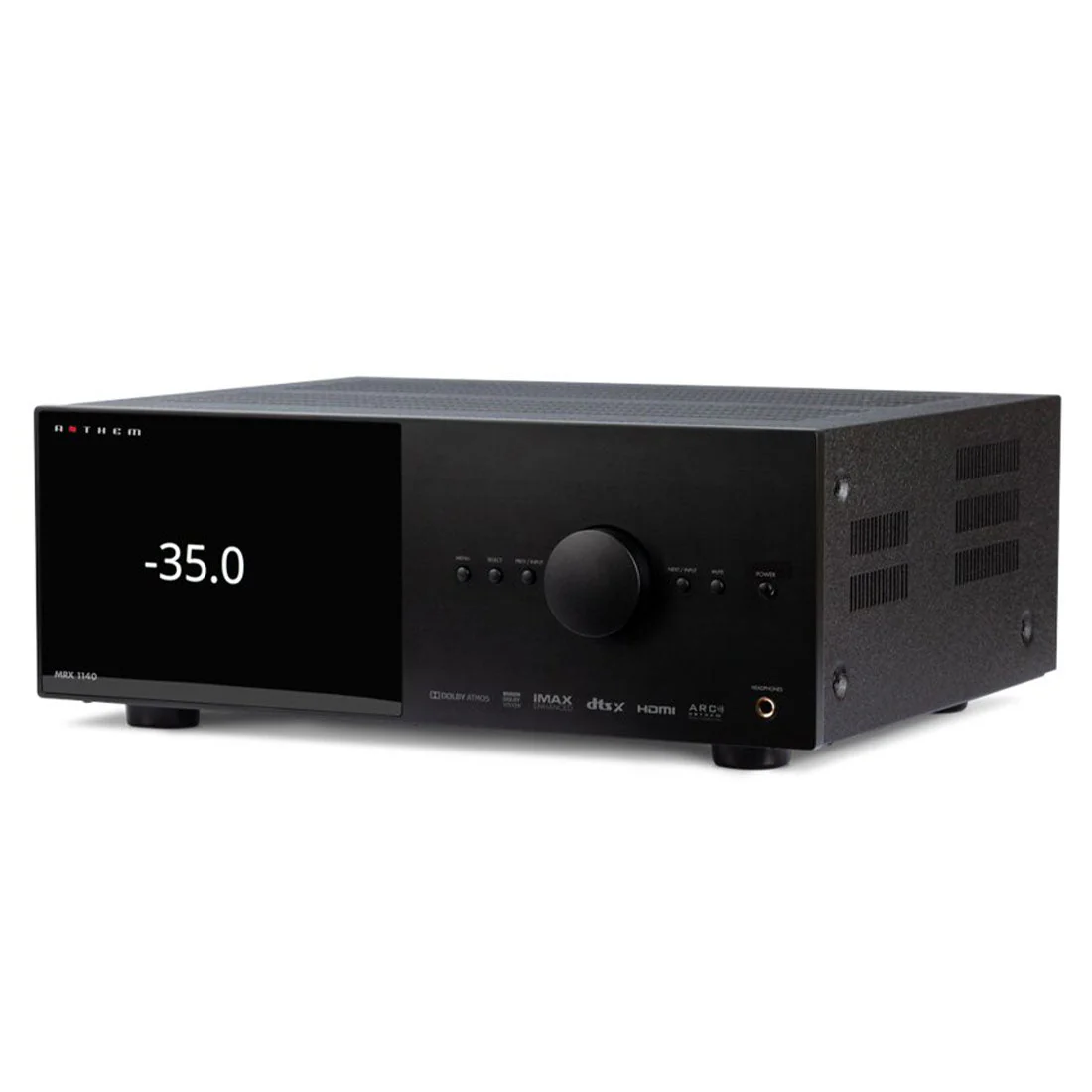 Anthem MRX 1140 8K AV Receiver | Paradigm Founder 100F 5-Driver 3 Way Floor Standing Speaker - Walnut - Pair - Bundle - Image 2
