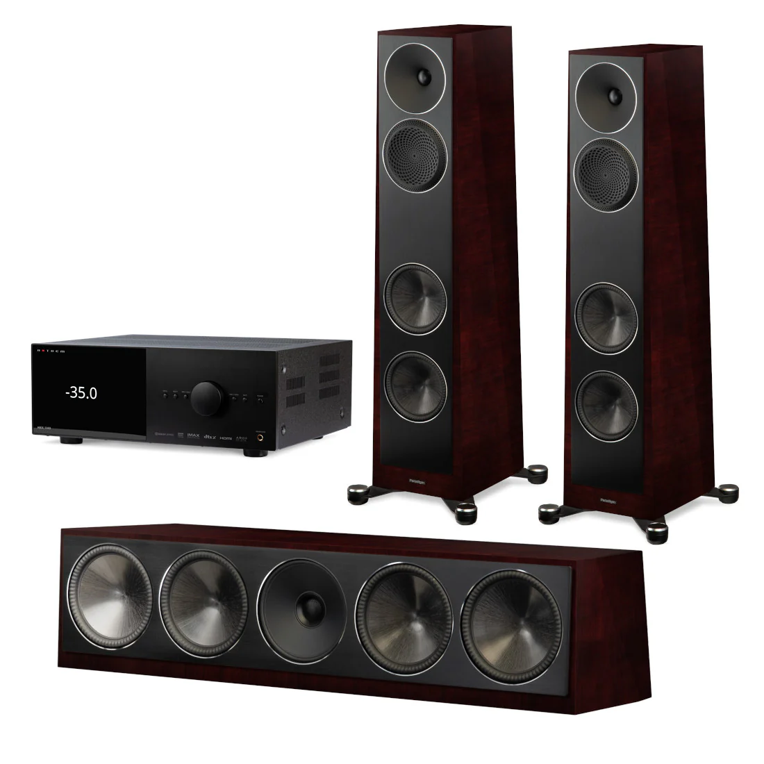 Anthem MRX 1140 8K AV Receiver | Paradigm Founder 80F Floor Standing Speakers | Founder 90C Center Channel Speaker Bundle - Image 2