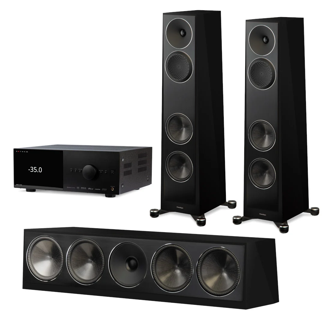Anthem MRX 1140 8K AV Receiver | Paradigm Founder 80F Floor Standing Speakers | Founder 90C Center Channel Speaker Bundle - Image 3