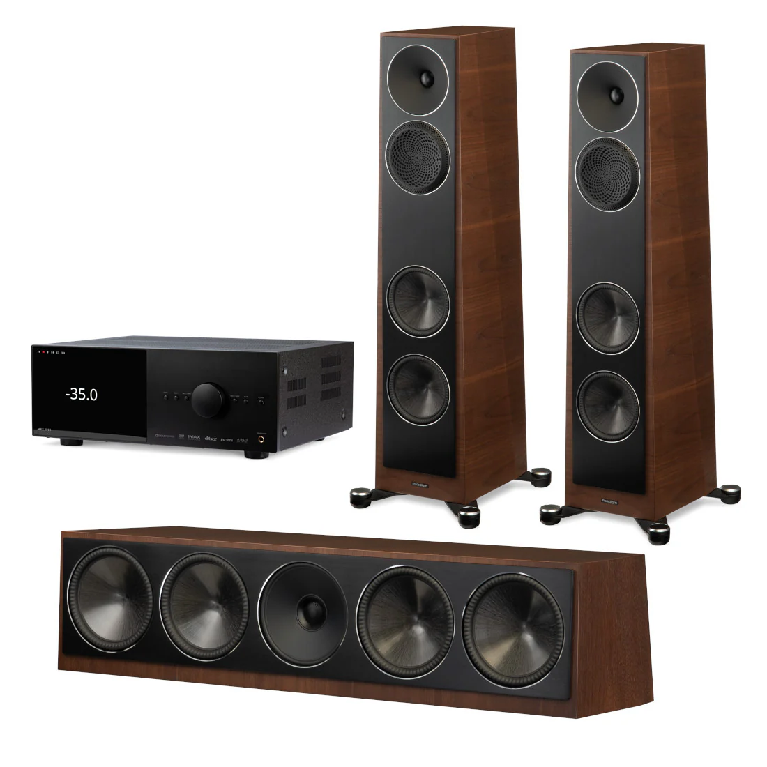 Anthem MRX 1140 8K AV Receiver | Paradigm Founder 80F Floor Standing Speakers | Founder 90C Center Channel Speaker Bundle - Image 4