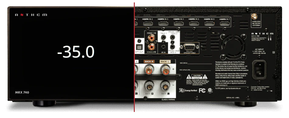 Anthem MRX 740 8K 11.2 Pre-Amplifier / 7 Amplifier Channels AV Receiver (MRX7408K) - Image 3