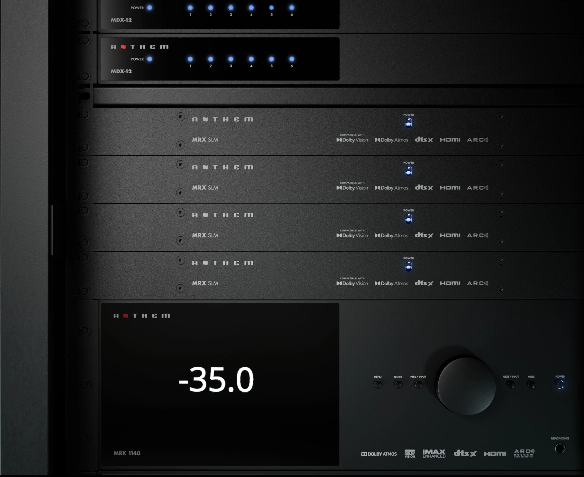 Anthem MRX-SLM Slim-Line A/V Receiver / 5 Amplifier Channels (MRXSLM) - Image 4
