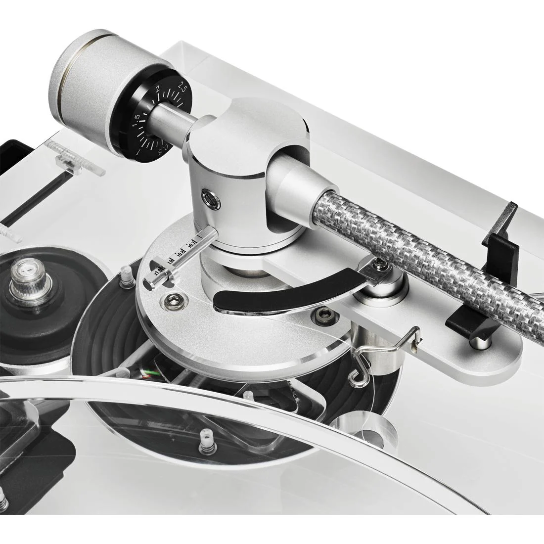 Audio-Technica AT-LPA2 Fully Manual Belt-Drive Turntable - Clear - Image 15