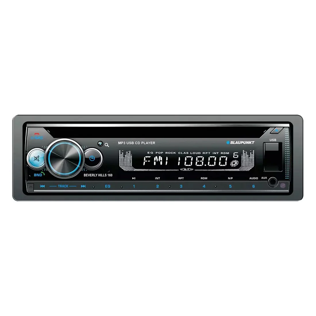 Blaupunkt BEVERLYHILLS160 Single DIN CD Receiver with Bluetooth