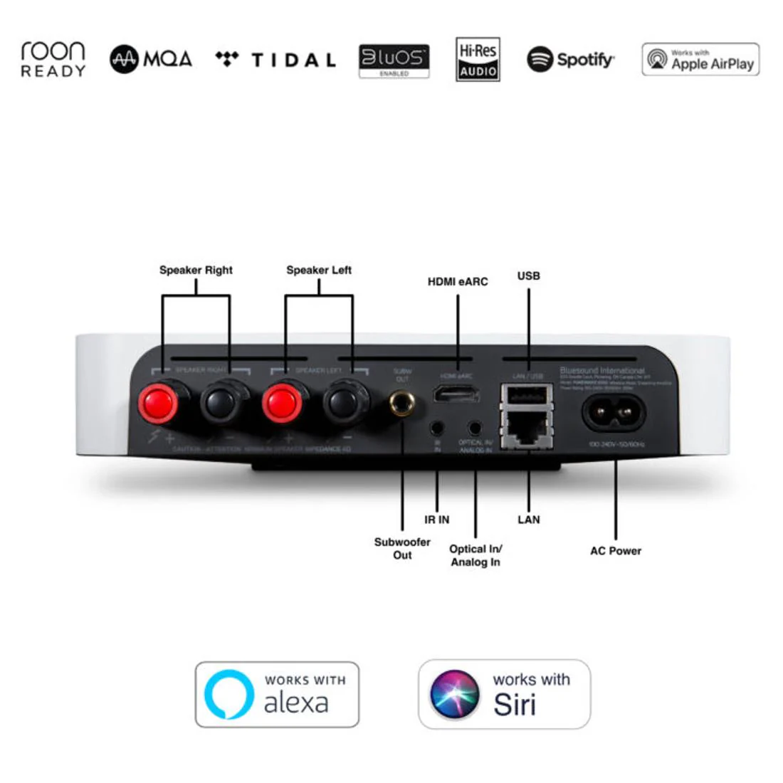 Bluesound POWERNODE EDGE Compact Wireless Streaming Amplifier - Image 8