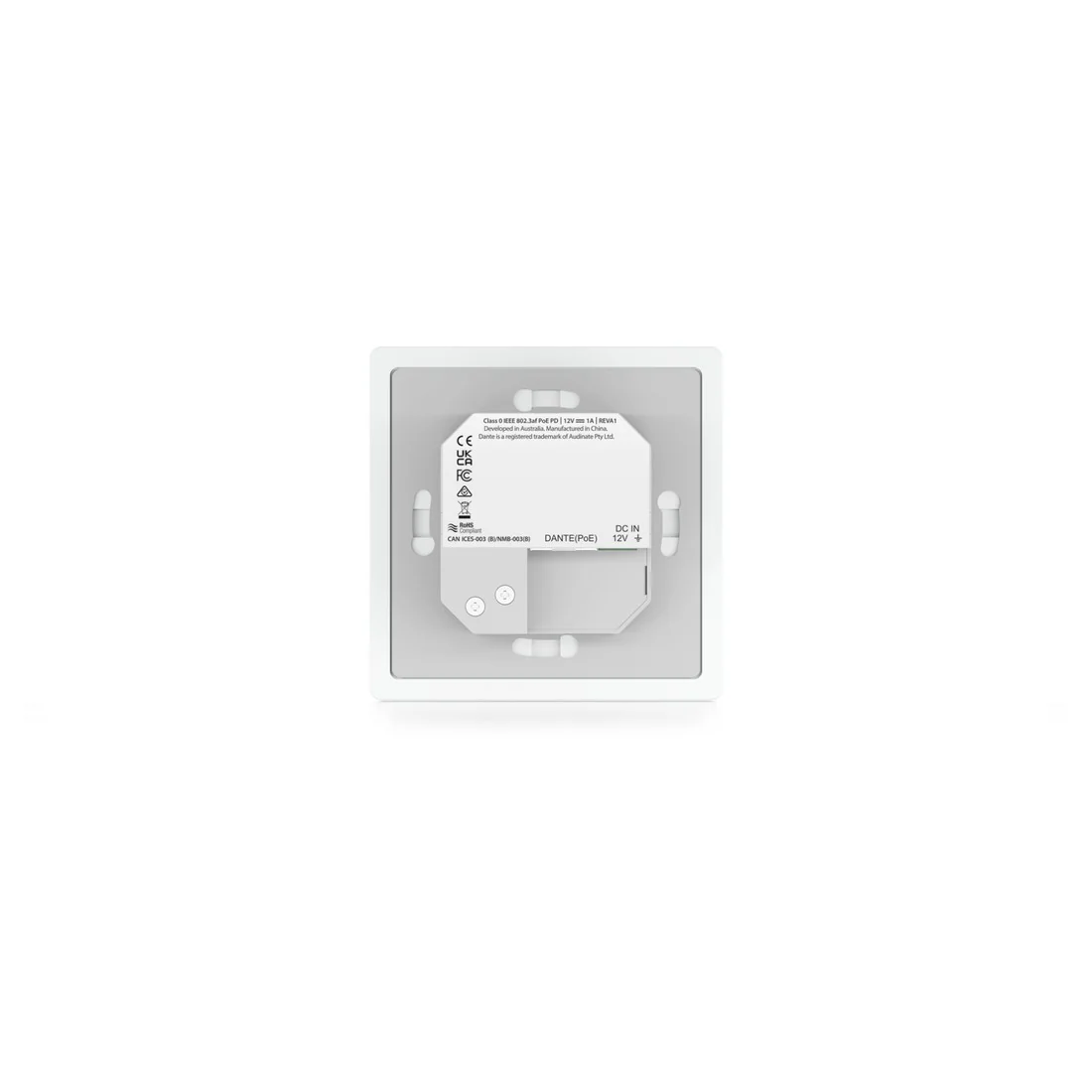 Blustream DA11ABL-WP-EU-V2 Dante Audio Wall Plate with Bluetooth - Image 6