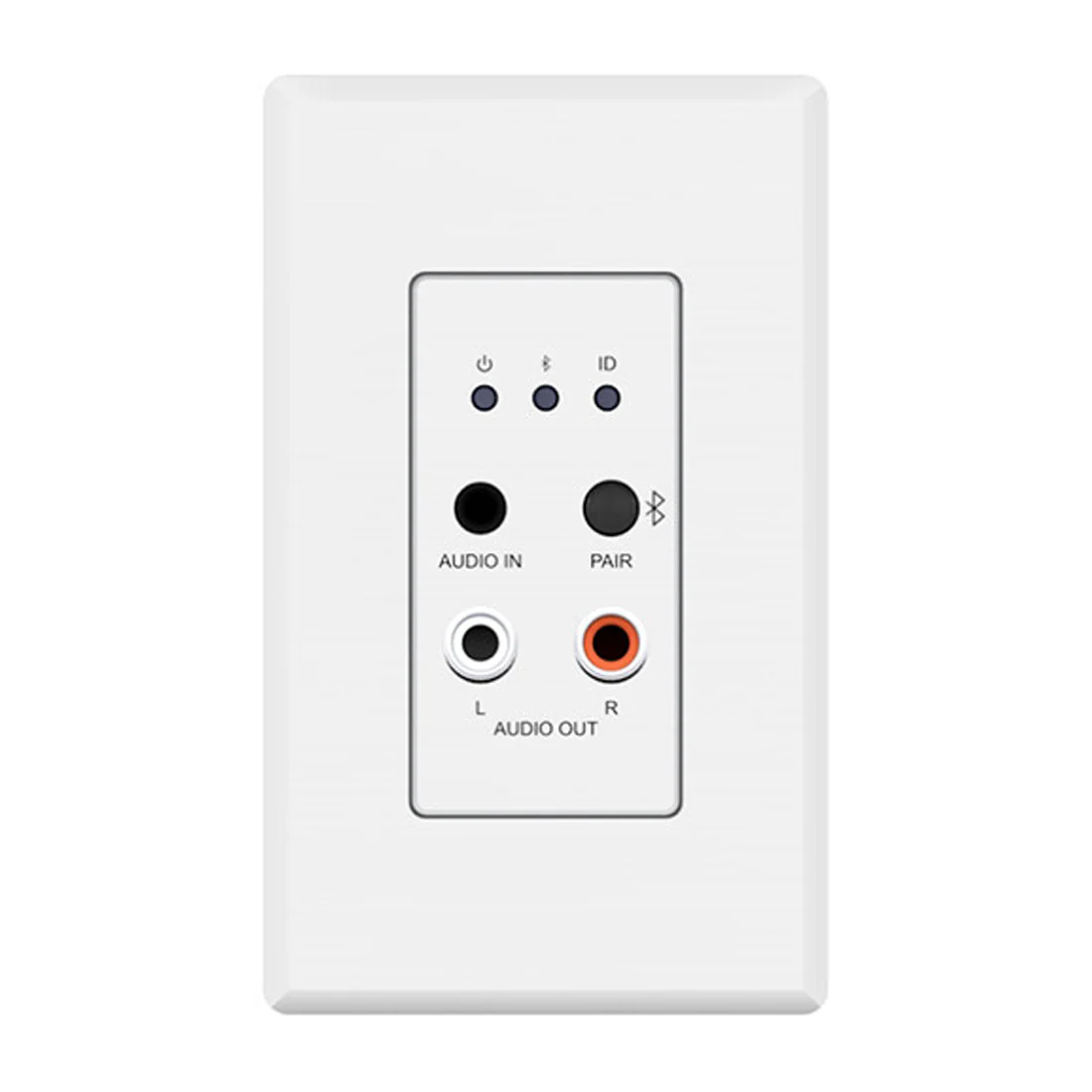 Blustream DA11ABL-WP-US-V2 Bluetooth Dante Wall Plate - White (DA11ABLWPUSV2)