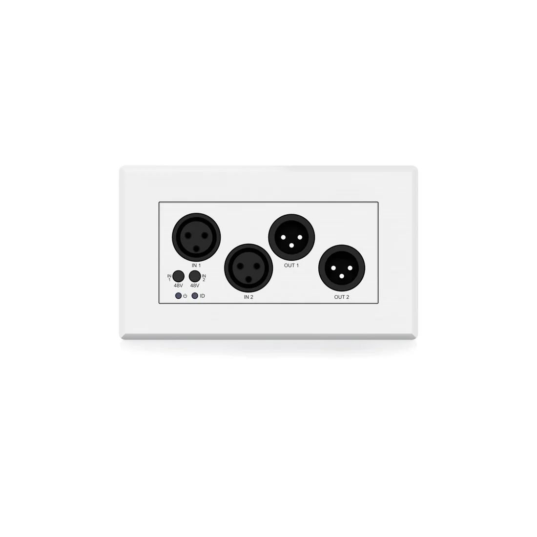 Blustream DA22XLR-WP-EU-V2 XLR Dante Audio Wall Plate (DA22XLRWPEUV2) - Image 5