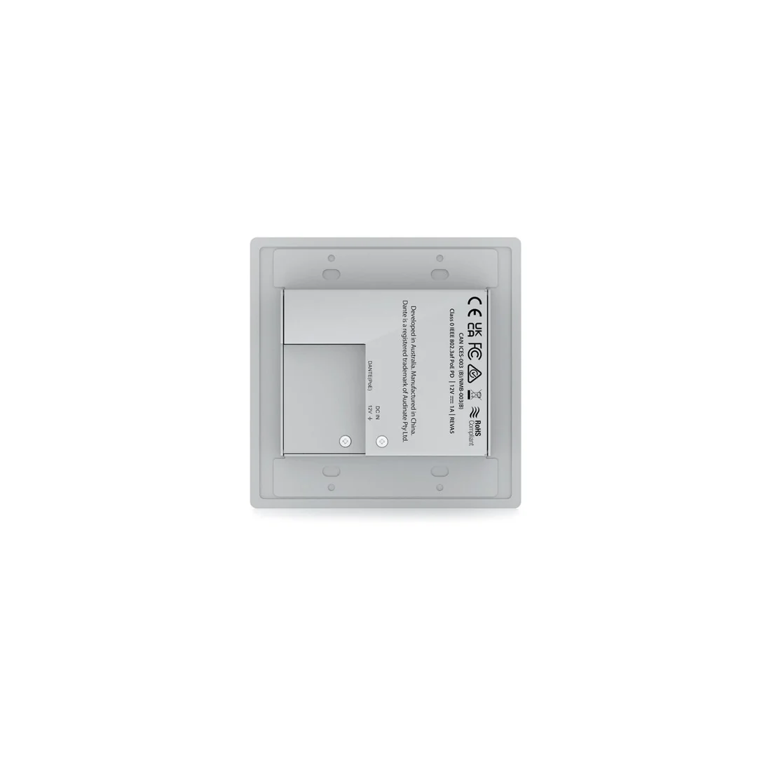 Blustream DA22XLR-WP-US Dante Audio Wall Plate with 2x2 XLR Conversion - Image 6