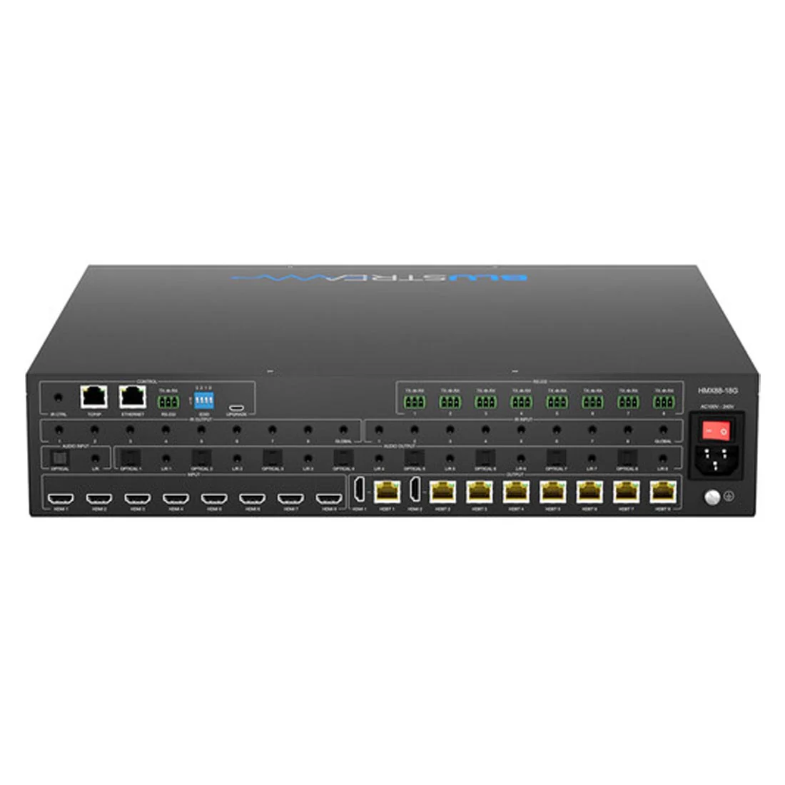 Blustream HMX88-18G 8x8 HDBaseT3 ARC Matrix Uncompressed 4K 60Hz (HMX8818G) - Image 3