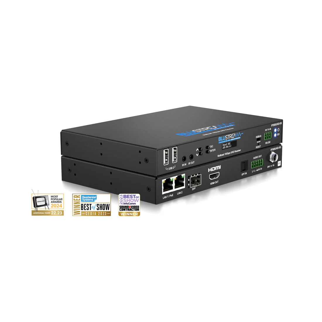 Blustream IP300UHD-RX Video Receiver (IP300UHDRX)
