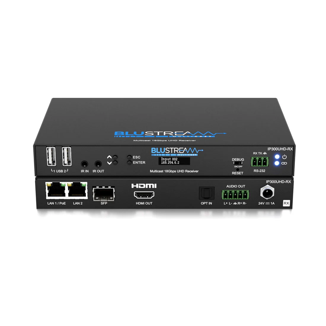 Blustream IP300UHD-RX Video Receiver (IP300UHDRX) - Image 6