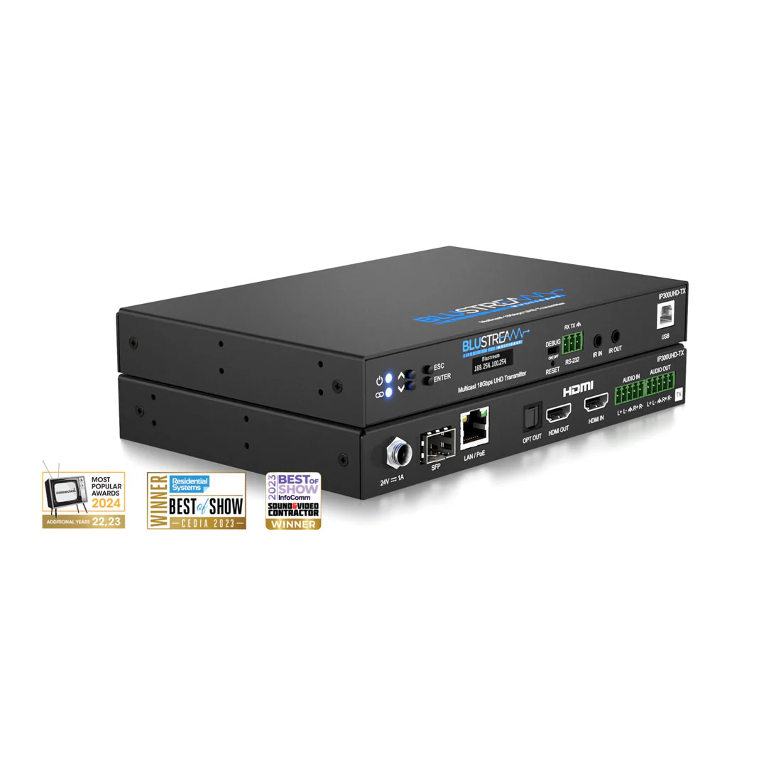 Blustream IP300UHD-TX Video Transmitter (IP300UHDTX)