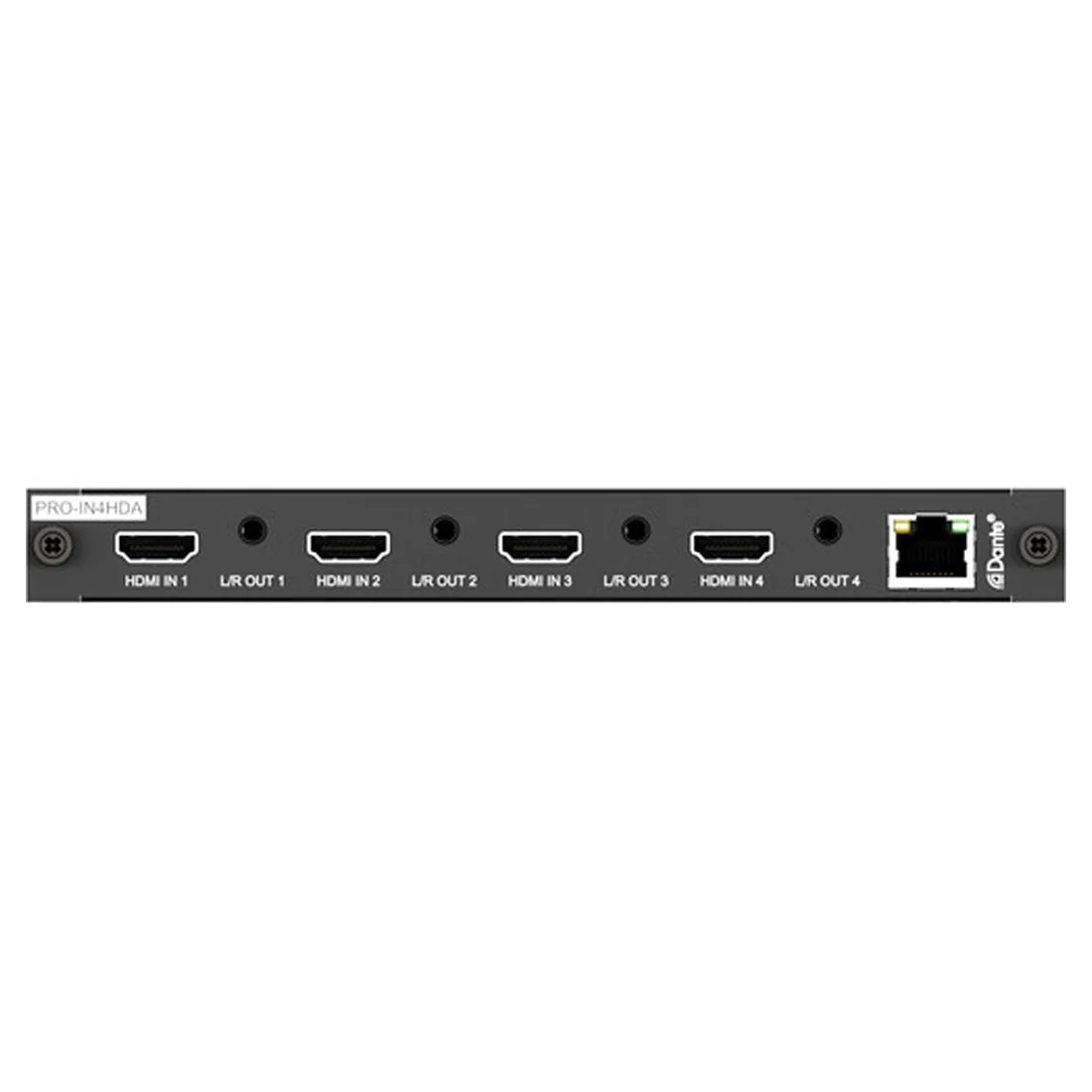 Blustream PRO-IN4HDA 4-Way HDMI 2.0 Input Board 4K 60Hz 4:4:4 Dante Audio