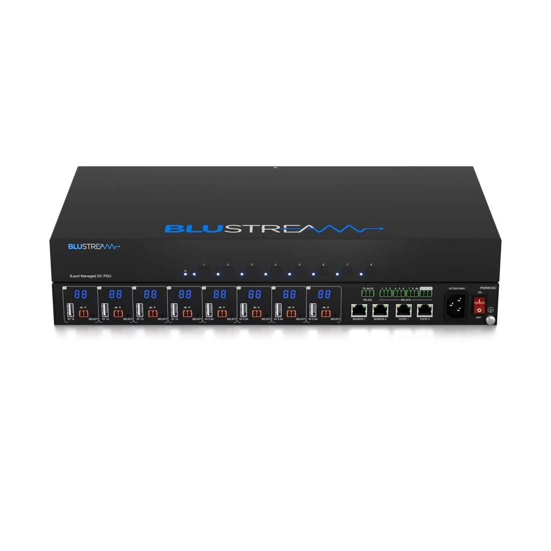 Blustream PWR8VDC 8-Port Managed Low Voltage PDU - Image 2