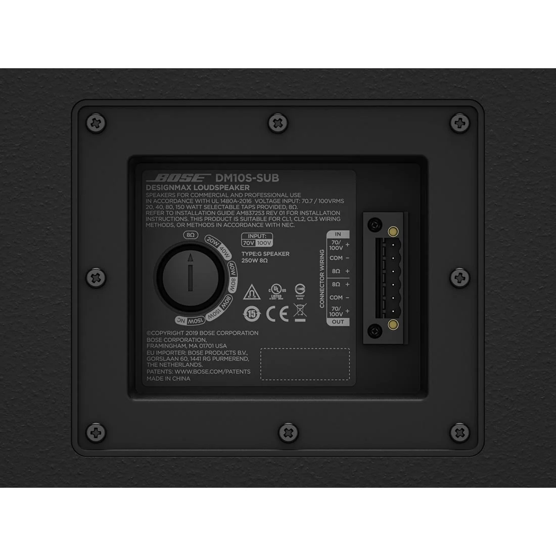 Bose Professional DM10S-SUB 10" DesignMax Surface-Mounted Subwoofer (8318560110) - Image 6