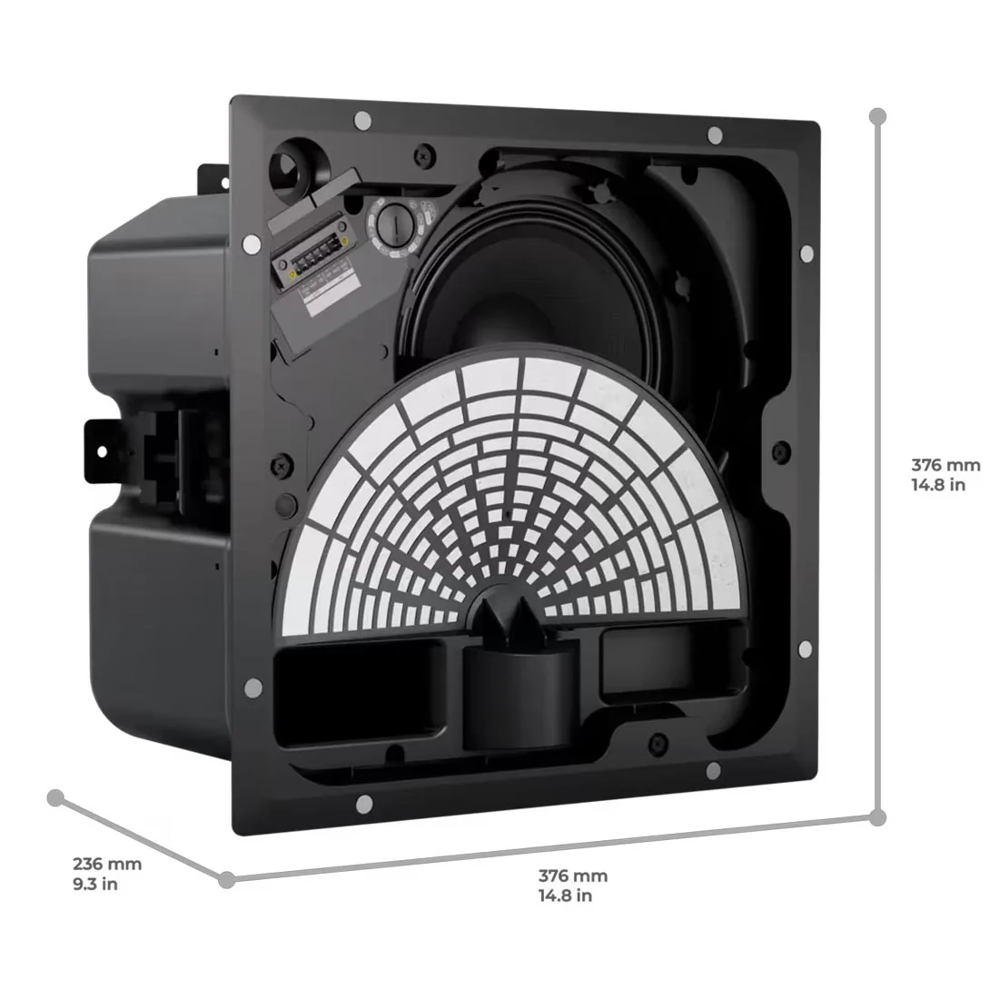 Bose Professional EM180 EdgeMax In-Ceiling Loudspeaker - Each - White (7771890220) - Image 12