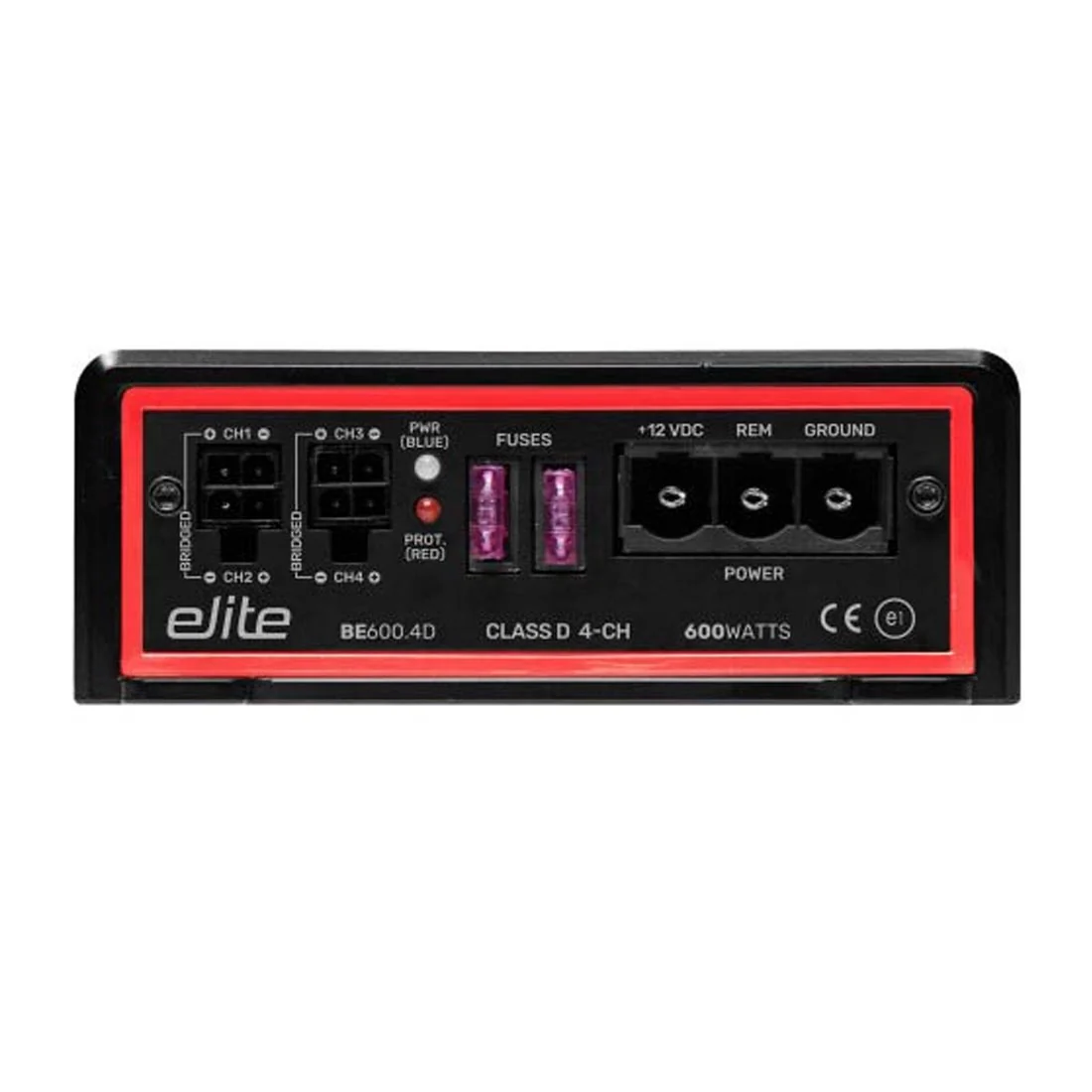 Boss Audio Elite BE600.4D 4 Channel Class D Compact Amplifier (BE6004D) - Image 4