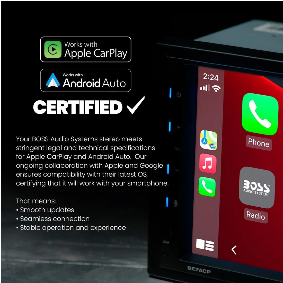 BOSS Audio Elite BE7ACP.WX Digital Multimedia Receiver (BE7ACP.WX) - Image 7