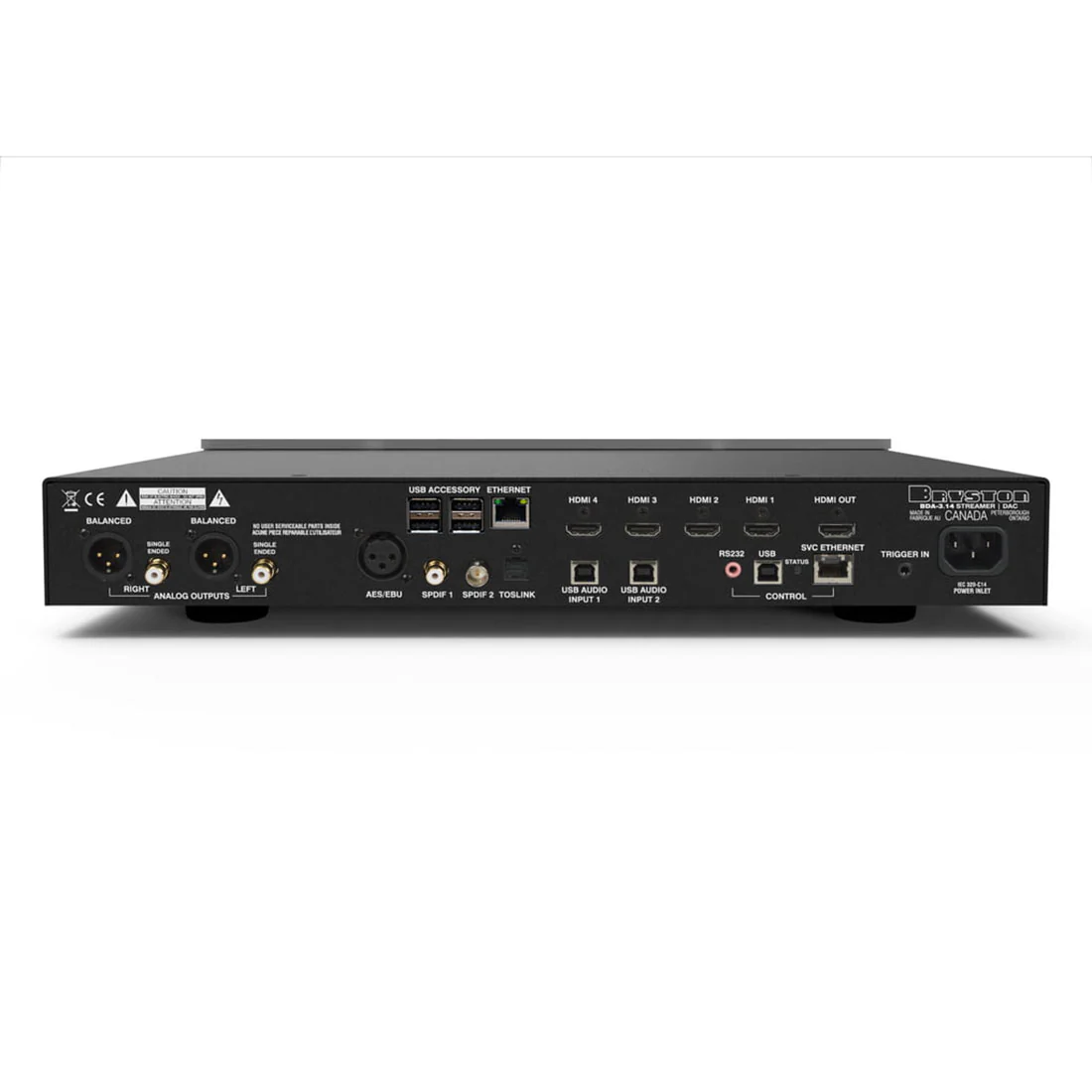 Bryston 43124 BDA-3.14 Streaming DAC-Preamplifier (43124) - Image 3