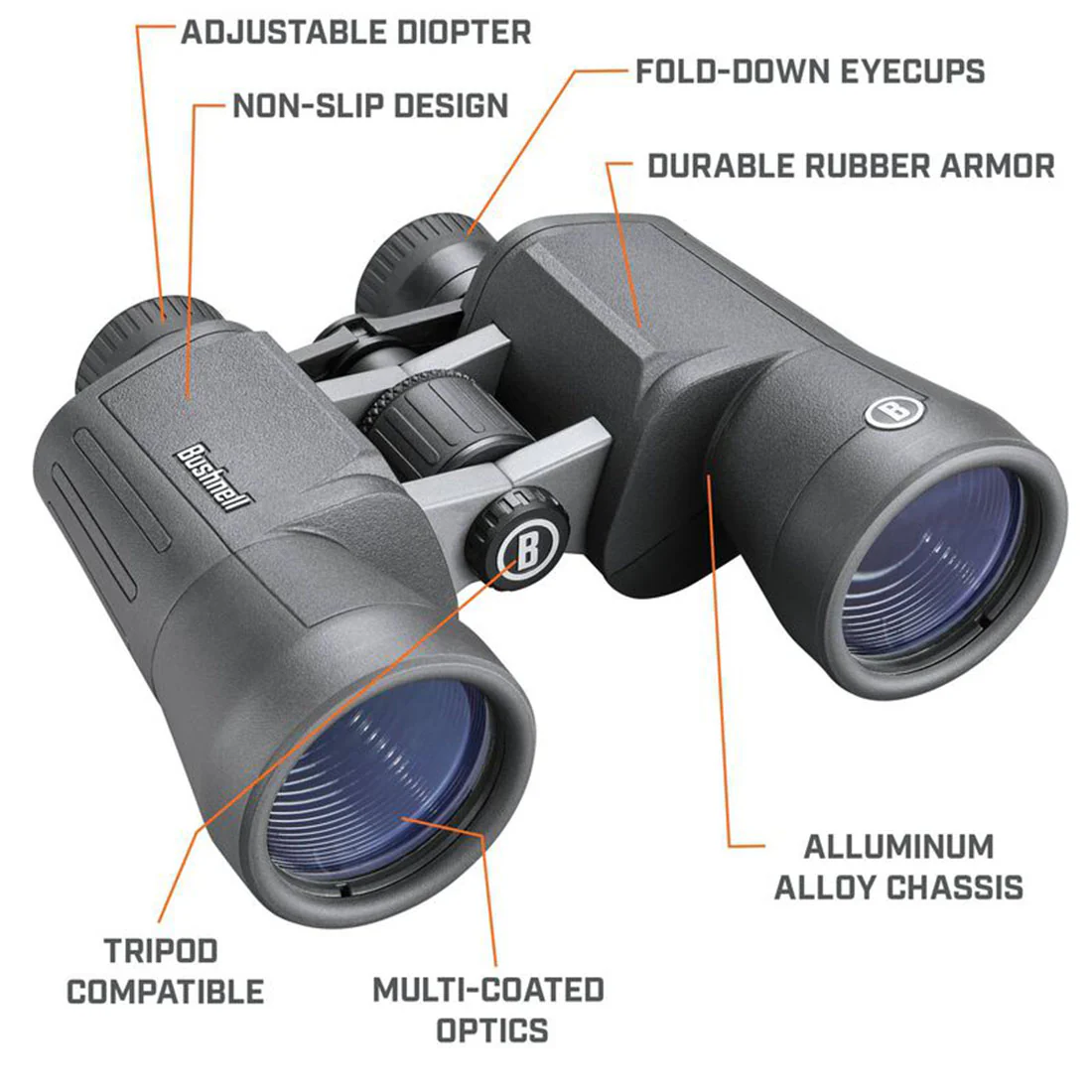 Bushnell PWV1050 Powerview 2 10x50 Binoculars (PWV1050) - Image 10