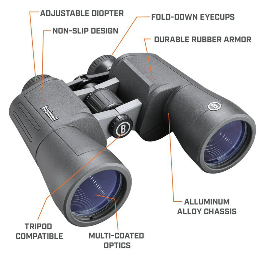 Bushnell PWV1250 Powerview 2 12x50 Binoculars (PWV1250) - Image 10