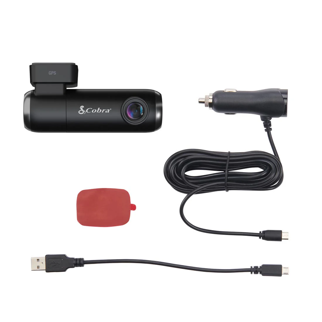 Cobra SC 100 Single-View Smart Dash Cam and Hardware (SC100-HW) - Black (SC100HW) - Image 3