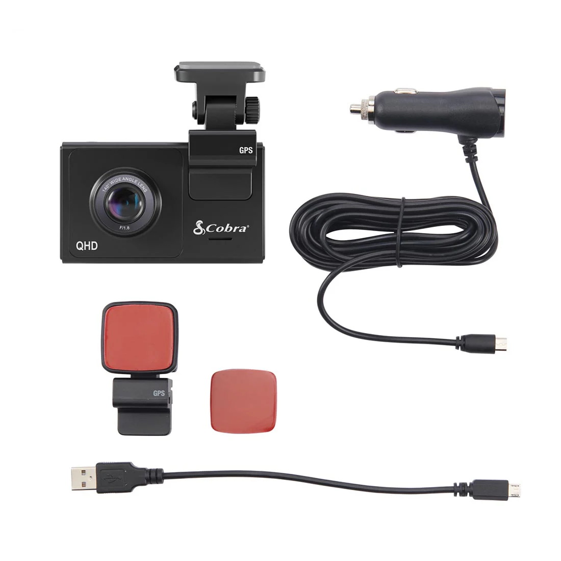 Cobra SC 200 Configurable Smart Dash Cam and Hardware (SC200-HW) - Black (SC200HW) - Image 3