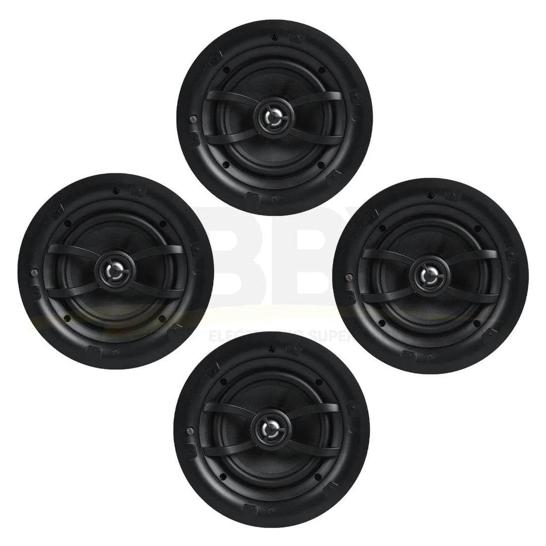 Crossroads NIC60-H-T 6" 70 Volt Frameless In-Ceiling Speaker - Bundle - Image 3