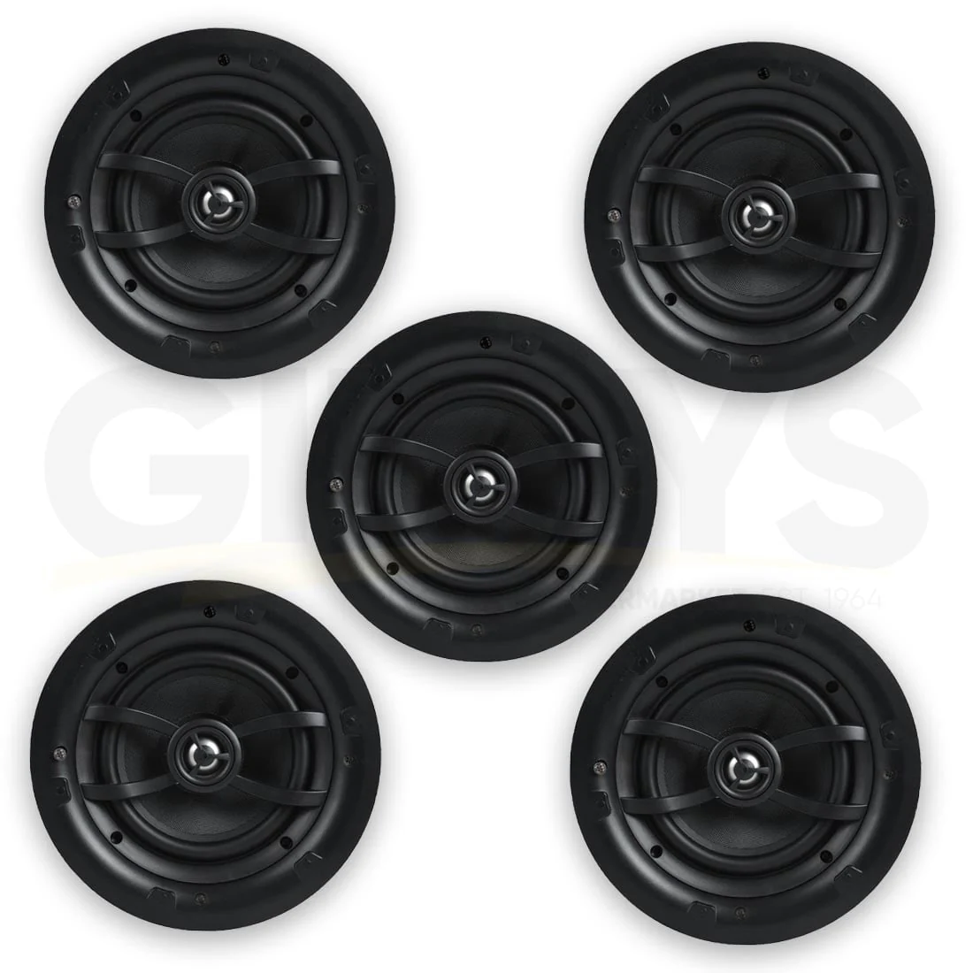 Crossroads NIC60-H-T 6" 70 Volt Frameless In-Ceiling Speaker - Bundle - Image 4