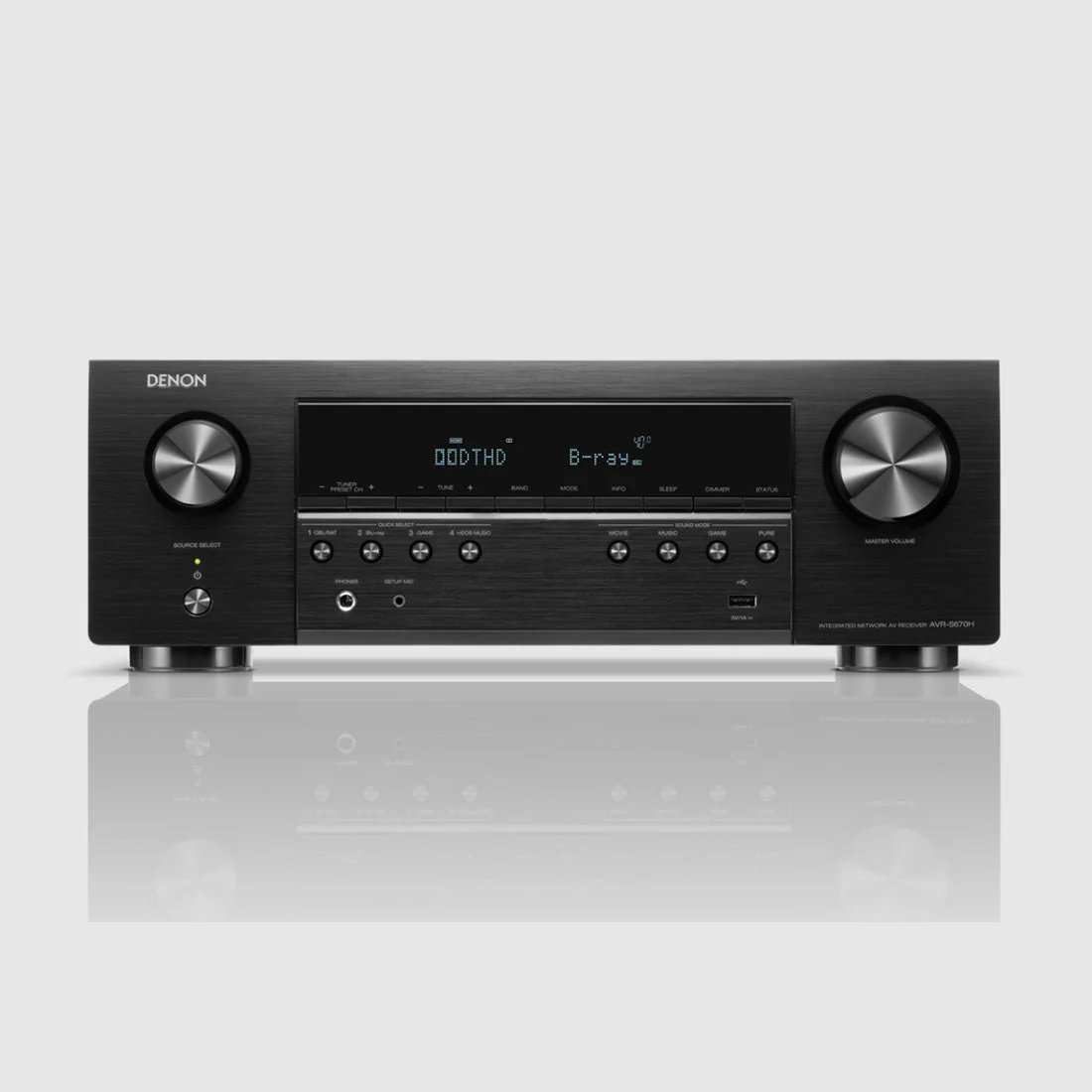 Denon AVR-S670H 5.2 Channel 8K AV Receiver | Home 550 Smart Sound Bar Bundle - Image 3