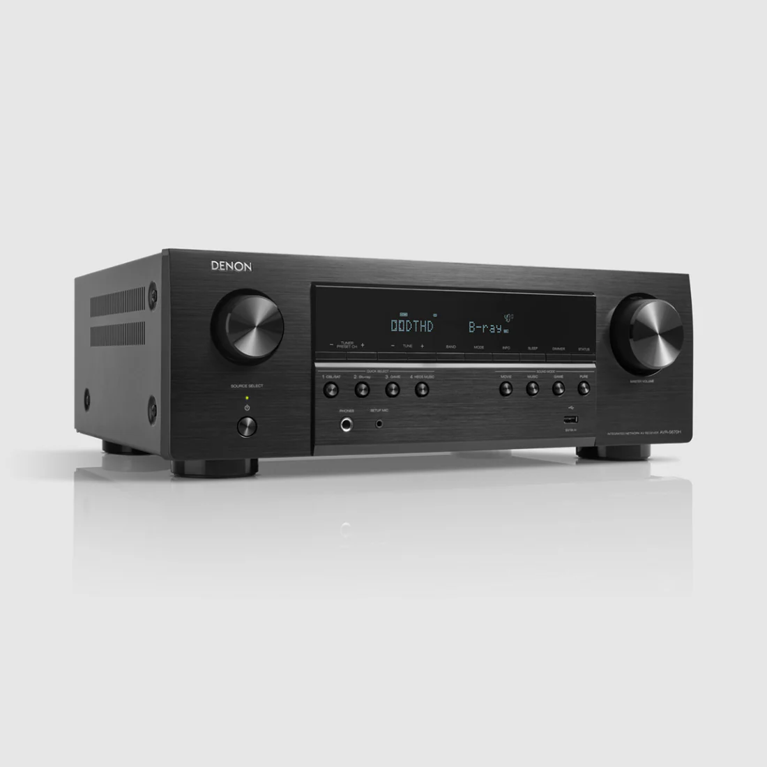 Denon AVR-S670H 5.2 Channel 8K AV Receiver | Klipsch R-800FB Reference 5.1 Speaker Bundle #1 - Image 5