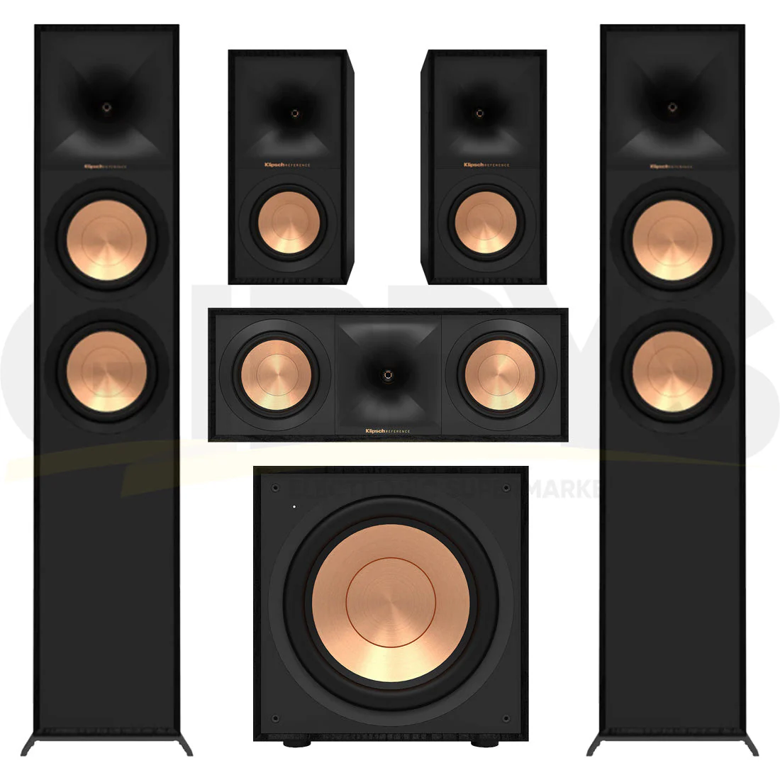 Denon AVR-S670H 5.2 Channel 8K AV Receiver | Klipsch R-800FB Reference 5.1 Speaker Bundle #1 - Image 6