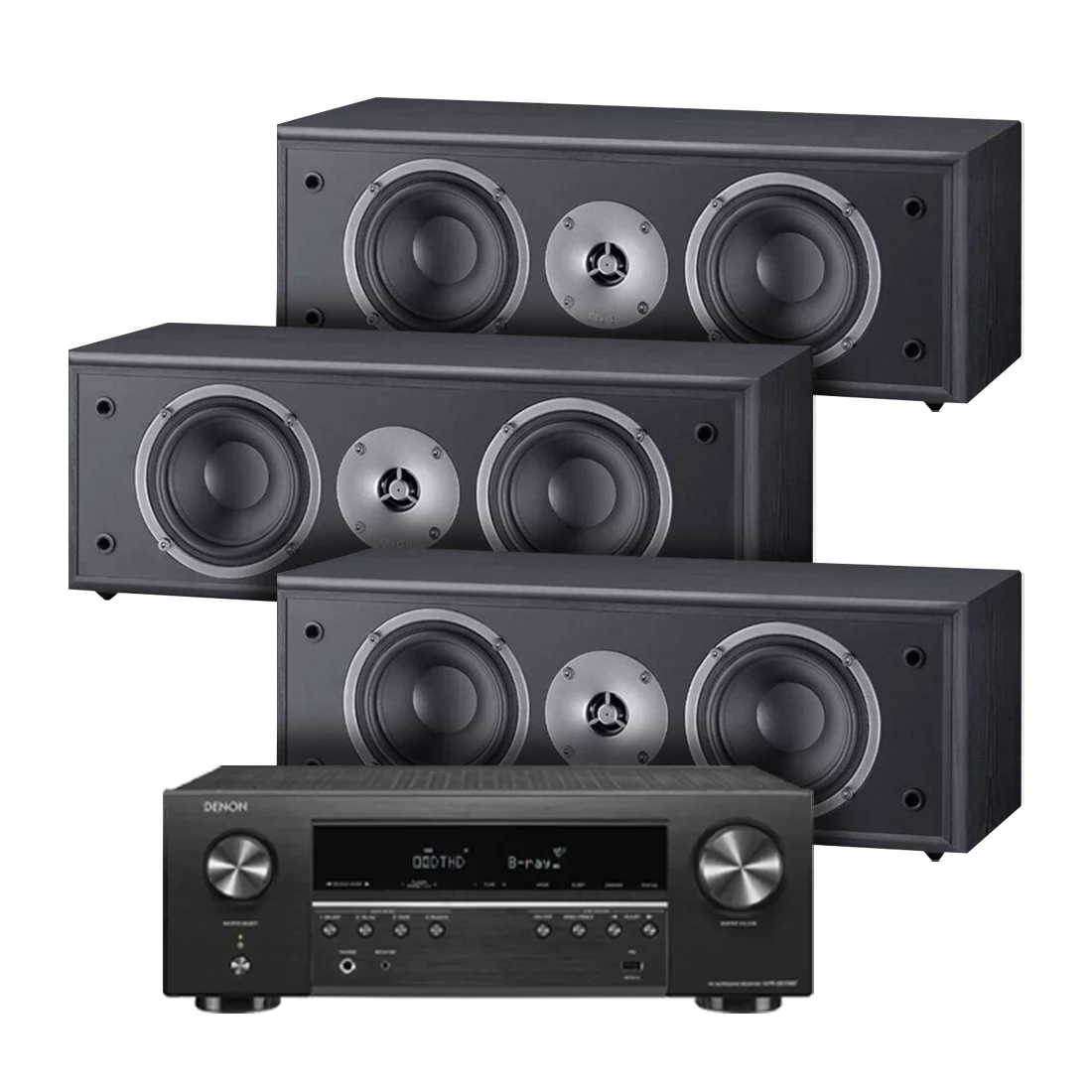 Denon AVR-S760H 7.2 Channel Network A/V Receiver | Magnat MSC252B Center Channel Speaker Bundle - Image 12